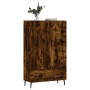 Tall sideboard engineered wood smoked oak 69.5x31x115 cm by vidaXL, Sideboards - Ref: Foro24-828257, Price: 84,83 €, Discount: %