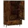 Aparador alto madera de ingeniería roble ahumado 69,5x31x115 cm de vidaXL, Aparadores - Ref: Foro24-828257, Precio: 84,83 €, ...