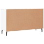 Aparador de madera de ingeniería blanco 100x36x60 cm de vidaXL, Aparadores - Ref: Foro24-828188, Precio: 92,02 €, Descuento: %