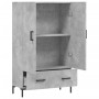 Aparador alto madera de ingeniería gris hormigón 69,5x31x115 cm de vidaXL, Aparadores - Ref: Foro24-828240, Precio: 88,48 €, ...