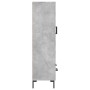 Aparador alto madera de ingeniería gris hormigón 69,5x31x115 cm de vidaXL, Aparadores - Ref: Foro24-828240, Precio: 88,48 €, ...