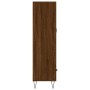 Aparador alto madera de ingeniería roble marrón 69,5x31x115 cm de vidaXL, Aparadores - Ref: Foro24-828235, Precio: 84,26 €, D...