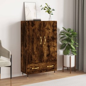 Aparador alto madera de ingeniería roble ahumado 69,5x31x115 cm de vidaXL, Aparadores - Ref: Foro24-828217, Precio: 69,64 €, ...