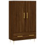 Aparador alto madera de ingeniería roble marrón 69,5x31x115 cm de vidaXL, Aparadores - Ref: Foro24-828227, Precio: 87,01 €, D...