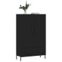 Hohes Sideboard Holzwerkstoff schwarz 69,5x31x115 cm von vidaXL, Sideboards - Ref: Foro24-828245, Preis: 97,08 €, Rabatt: %