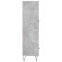 Aparador alto madera de ingeniería gris hormigón 69,5x31x115 cm de vidaXL, Aparadores - Ref: Foro24-828232, Precio: 82,26 €, ...