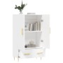 High white engineered wood sideboard 69.5x31x115 cm by vidaXL, Sideboards - Ref: Foro24-828220, Price: 85,00 €, Discount: %