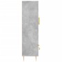 Aparador alto madera de ingeniería gris hormigón 69,5x31x115 cm de vidaXL, Aparadores - Ref: Foro24-828224, Precio: 83,32 €, ...