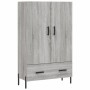 Sonoma gray engineered wood tall sideboard 69.5x31x115 cm by vidaXL, Sideboards - Ref: Foro24-828250, Price: 96,98 €, Discoun...