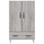 Sonoma gray engineered wood tall sideboard 69.5x31x115 cm by vidaXL, Sideboards - Ref: Foro24-828234, Price: 84,70 €, Discoun...