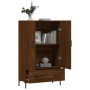 Aparador alto madera de ingeniería roble marrón 69,5x31x115 cm de vidaXL, Aparadores - Ref: Foro24-828243, Precio: 90,59 €, D...