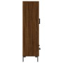 Aparador alto madera de ingeniería roble marrón 69,5x31x115 cm de vidaXL, Aparadores - Ref: Foro24-828243, Precio: 90,59 €, D...