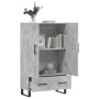 Aparador alto madera de ingeniería gris hormigón 69,5x31x115 cm de vidaXL, Aparadores - Ref: Foro24-828264, Precio: 90,17 €, ...