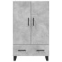 Tall engineered wood sideboard in gray concrete 69.5x31x115 cm by vidaXL, Sideboards - Ref: Foro24-828264, Price: 90,17 €, Di...