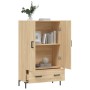 Aparador alto madera de ingeniería roble Sonoma 69,5x31x115 cm de vidaXL, Aparadores - Ref: Foro24-828239, Precio: 88,28 €, D...