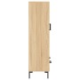 Aparador alto madera de ingeniería roble Sonoma 69,5x31x115 cm de vidaXL, Aparadores - Ref: Foro24-828239, Precio: 88,28 €, D...