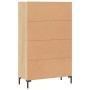 Aparador alto madera de ingeniería roble Sonoma 69,5x31x115 cm de vidaXL, Aparadores - Ref: Foro24-828239, Precio: 88,28 €, D...