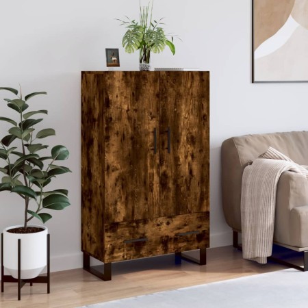 Tall sideboard engineered wood smoked oak 69.5x31x115 cm by vidaXL, Sideboards - Ref: Foro24-828265, Price: 92,60 €, Discount: %