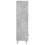 Tall engineered wood sideboard in gray concrete 69.5x31x115 cm by vidaXL, Sideboards - Ref: Foro24-828272, Price: 68,34 €, Di...