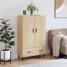 Tall Sonoma oak engineered wood sideboard 69.5x31x115 cm by vidaXL, Sideboards - Ref: Foro24-828255, Price: 82,57 €, Discount: %