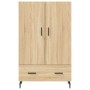 Aparador alto madera de ingeniería roble Sonoma 69,5x31x115 cm de vidaXL, Aparadores - Ref: Foro24-828255, Precio: 88,20 €, D...