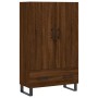 Aparador alto madera de ingeniería roble marrón 69,5x31x115 cm de vidaXL, Aparadores - Ref: Foro24-828267, Precio: 91,55 €, D...