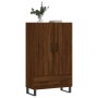 Tall sideboard engineered wood brown oak 69.5x31x115 cm by vidaXL, Sideboards - Ref: Foro24-828267, Price: 91,55 €, Discount: %