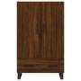 Aparador alto madera de ingeniería roble marrón 69,5x31x115 cm de vidaXL, Aparadores - Ref: Foro24-828267, Precio: 91,55 €, D...