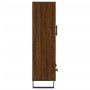 Aparador alto madera de ingeniería roble marrón 69,5x31x115 cm de vidaXL, Aparadores - Ref: Foro24-828267, Precio: 91,55 €, D...