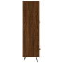 Aparador alto madera de ingeniería roble marrón 69,5x31x115 cm de vidaXL, Aparadores - Ref: Foro24-828275, Precio: 85,33 €, D...