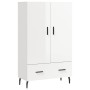 High glossy white engineered wood sideboard 69.5x31x115 cm by vidaXL, Sideboards - Ref: Foro24-828254, Price: 94,68 €, Discou...