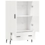 High glossy white engineered wood sideboard 69.5x31x115 cm by vidaXL, Sideboards - Ref: Foro24-828254, Price: 94,68 €, Discou...