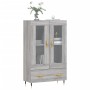 Aparador alto madera de ingeniería gris Sonoma 69,5x31x115 cm de vidaXL, Aparadores - Ref: Foro24-828282, Precio: 100,70 €, D...