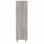 Aparador alto madera de ingeniería gris Sonoma 69,5x31x115 cm de vidaXL, Aparadores - Ref: Foro24-828282, Precio: 100,70 €, D...