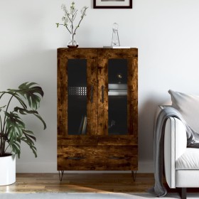 Tall sideboard engineered wood smoked oak 69.5x31x115 cm by vidaXL, Sideboards - Ref: Foro24-828297, Price: 81,89 €, Discount: %