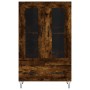 Aparador alto madera de ingeniería roble ahumado 69,5x31x115 cm de vidaXL, Aparadores - Ref: Foro24-828297, Precio: 84,16 €, ...