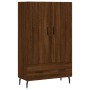 Aparador alto madera de ingeniería roble marrón 69,5x31x115 cm de vidaXL, Aparadores - Ref: Foro24-828259, Precio: 64,54 €, D...