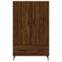 Aparador alto madera de ingeniería roble marrón 69,5x31x115 cm de vidaXL, Aparadores - Ref: Foro24-828259, Precio: 64,54 €, D...