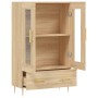 Aparador alto madera de ingeniería roble Sonoma 69,5x31x115 cm de vidaXL, Aparadores - Ref: Foro24-828287, Precio: 84,98 €, D...