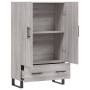 Aparador alto madera de ingeniería gris Sonoma 69,5x31x115 cm de vidaXL, Aparadores - Ref: Foro24-828266, Precio: 92,83 €, De...