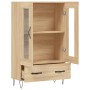 Aparador alto madera de ingeniería roble Sonoma 69,5x31x115 cm de vidaXL, Aparadores - Ref: Foro24-828295, Precio: 82,29 €, D...