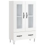 High glossy white engineered wood sideboard 69.5x31x115 cm by vidaXL, Sideboards - Ref: Foro24-828294, Price: 73,99 €, Discou...