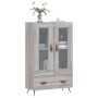 Aparador alto madera de ingeniería gris Sonoma 69,5x31x115 cm de vidaXL, Aparadores - Ref: Foro24-828274, Precio: 89,06 €, De...