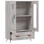 Aparador alto madera de ingeniería gris Sonoma 69,5x31x115 cm de vidaXL, Aparadores - Ref: Foro24-828274, Precio: 89,06 €, De...