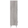 Aparador alto madera de ingeniería gris Sonoma 69,5x31x115 cm de vidaXL, Aparadores - Ref: Foro24-828274, Precio: 89,06 €, De...