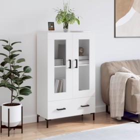 Tall white engineered wood sideboard 69.5x31x115 cm by vidaXL, Sideboards - Ref: Foro24-828300, Price: 91,15 €, Discount: %