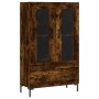 Aparador alto madera de ingeniería roble ahumado 69,5x31x115 cm de vidaXL, Aparadores - Ref: Foro24-828305, Precio: 87,47 €, ...