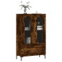 Aparador alto madera de ingeniería roble ahumado 69,5x31x115 cm de vidaXL, Aparadores - Ref: Foro24-828305, Precio: 87,47 €, ...