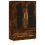 Aparador alto madera de ingeniería roble ahumado 69,5x31x115 cm de vidaXL, Aparadores - Ref: Foro24-828289, Precio: 61,13 €, ...