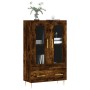 Aparador alto madera de ingeniería roble ahumado 69,5x31x115 cm de vidaXL, Aparadores - Ref: Foro24-828289, Precio: 61,13 €, ...